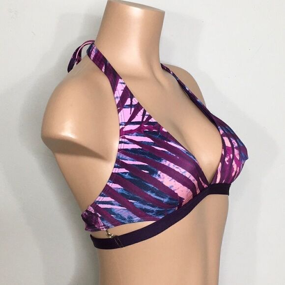 Carmen Marc Valvo purple bikini top. NWT - Picture 5 of 9